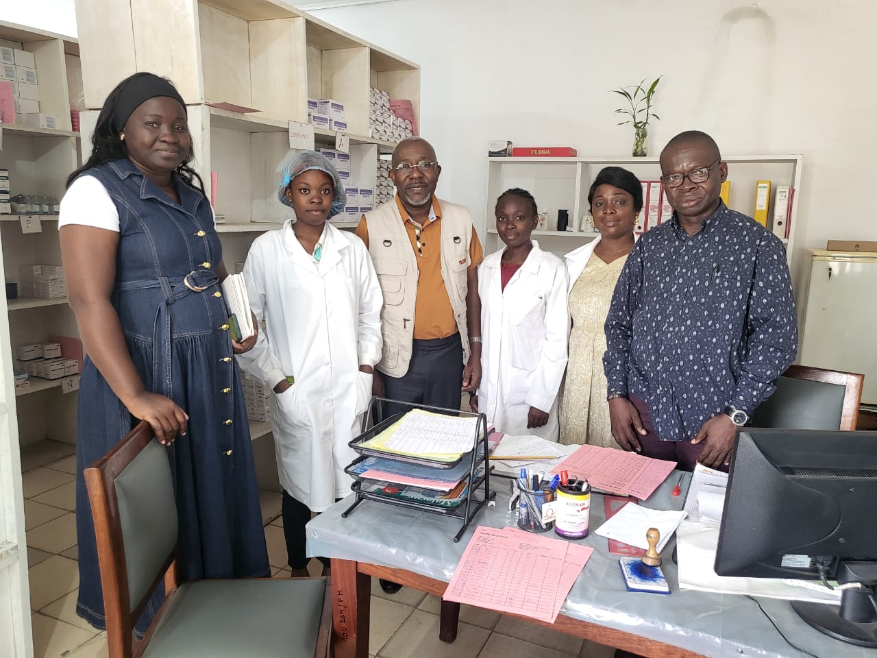 Visite dela pharmacie de Makelekele